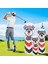 2x Golf Kafası Hibrid Sürücü Kulüpleri Kapakları Headcover Guard Kol Koruyucusu (Yurt Dışından) 2