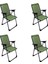 Dogahomes Lüks Katlanır Kamp,plaj,piknik Sandalyesi 4 Adet 1