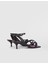 İLVİ Merti Deri Kadın Siyah Topuklu Sandalet