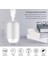F Fityle Hava Nemlendirici Aroma Uçucu Yağ Difüzör Nano Mist Sisleyici Buharlaştırıcı Beyaz (Yurt Dışından) 5