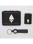 Kişiye Özel Ethereum (Eth) Metal Tabaka, Zippo Çakmak ve Anahtarlık Seti 1