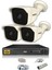 - 3 Kameralı 5 Mp Sony Lensli 1080P Full HD Güvenlik Kamerası Sistemi - Hard Disksiz 1