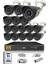 16 Kameralı Set - 5 Mp Sony Lensli Full HD Gece Görüşlü Güvenlik Kamerası Sistemi - Cepten İzle 1