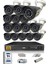 15 Kameralı Set - 5 Mp Sony Lensli Full HD Gece Görüşlü Güvenlik Kamerası Sistemi - Cepten İzle 1