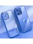 iPhone 13 Pro Renkli Kenar Şeffaf Kılıf Kamera Korumalı Silikon Kılıf 2