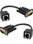 2 Adet VGA 15PIN Erkek Genişletici Lan Cat5 Dönüştürücü Ethernet Soket Adaptörü 2 Adet 1