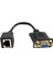 VGA Kadın RJ45 Kadın Genişletici Bağlayıcı Cat5 5e Ağ Kablosu Adaptörü Kadın Erkek 5