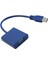 Usb3.0 Ila VGA Video Ekranı Win 7 Mavi Için Harici Kablo 1