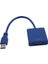 Usb3.0 Ila VGA Video Ekranı Win 7 Mavi Için Harici Kablo 3