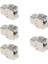 RJ45 Cat6 Çinko Ethernet Punch Down Cat6 Ağ Modülü Adaptörleri (Yurt Dışından) 1