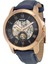 Online Kordon Fossil ME3054 Uyumlu Lacivert Deri Saat Kordonu 3