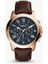 Online Kordon Fossil FS4872 Kahverengi Deri Saat Kordonu 5