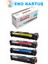 Hp Color Laserjet CP1215 (CB540-CB541-CB542-CB543) Set Muadil Toner 1