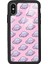 Apple iPhone Xs Max Pembe Saturn Tasarımlı Glossy Telefon Kılıfı 1