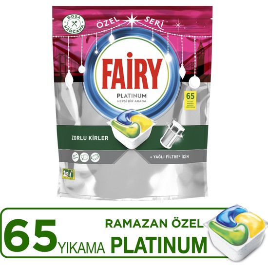 Fairy Platinum Bulaşık Makinesi Deterjanı Tableti / Kapsülü Ramazan ...