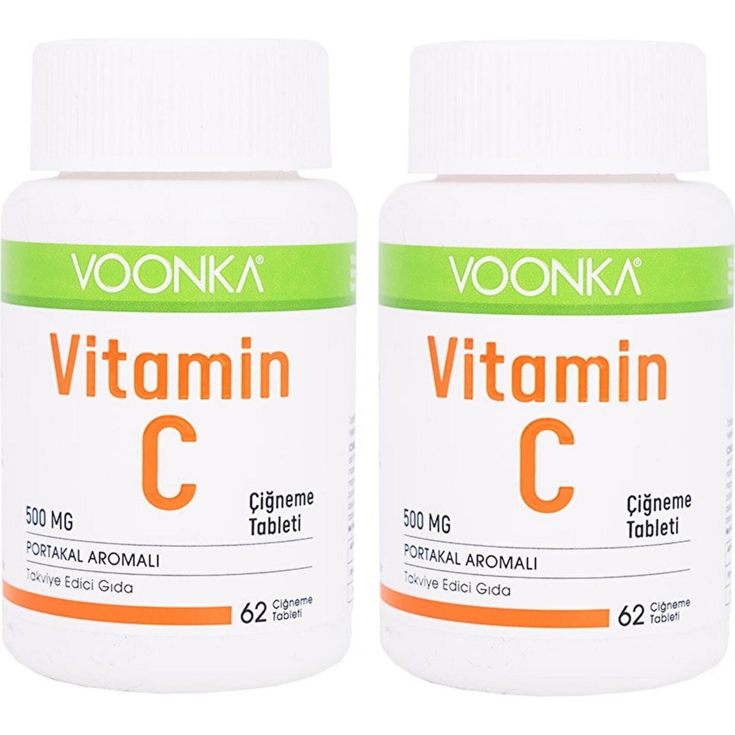 Voonka VitaminC Portakal Aromalı Takviye Edici Gıda 62 Fiyatı