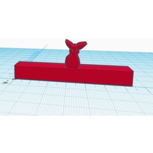 Aldım Geldi Bunny Fotoğraf Standı ( Cüzdan Boyutunda Baskı Için) Plastik Aparat