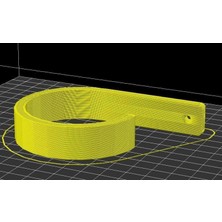 Aldım Geldi Kablo Duvar Montajı Plastik Aparat