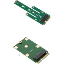 Msata Pcıe'ye Ngff M.2 B Tuşa Sata Adaptörü + M.2 2242 (Ngff) Msata SSD Adaptörüne