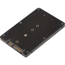 2 Paket M.2 Ngff (Sata) SSD Sürücü 2,5 '' Sata Adaptörü Kart ve Kılıf Dönüştürücü