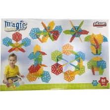 Pilsan Sihirli Daireler Kutulu Yapım Seti 80 Parça