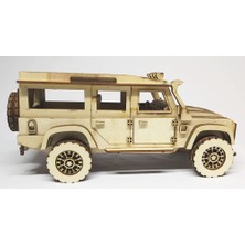 Holy Wood Toys Holywoodtoys Land Rover Defender Ahşap  Model Araba