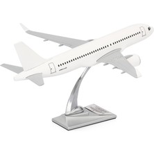 Zekupp Airbus A320 Model Uçak, 1/100 Beyaz Elit Maket Uçak