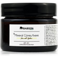 Baboon Natural Baboon Mineral Güneş Kremi 50ML