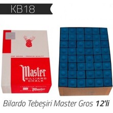 Leyaton Bilardo Tebeşiri Master Gros Tebeşir 12'li