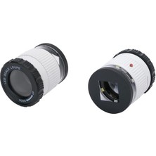 Profisher 30X Büyüteç Abs Kasa Çift Katmanlı Optik Cam Lens 3 LED 3 Uv Işık Beyaz