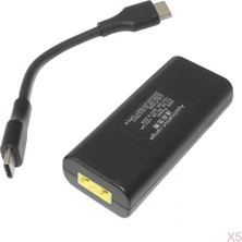 5 Adet Kare USB Kadın Lenovo Laptop Için USB Tipi C Converter