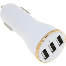 3 Limanlar Hızlı Araç Şarj Cihazı 3 USB Bağlantı Noktaları(Yurt Dışından)