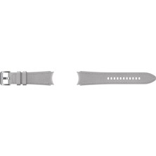 Samsung Galaxy Watch4 Classic Hibrit Deri Kordon (20MM, M/l) - Gümüş