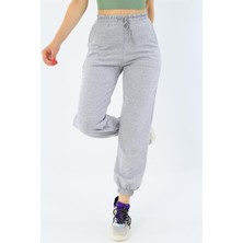 DAXİS Sportwear Company  Kadın Siyah Yüksek Belli Jogger Eşofman Altı