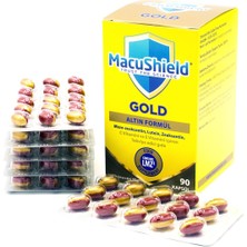 Macushield Gold Mezo-Zeaksantin, Lutein, Zeaksantin, C Vitamini Ve E Vitamini Içeren Takviye Edici Gıda - 90 Kapsül