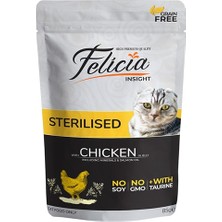Felicia Tahılsız Tavuklu Kısırlaştırılmış Kedi Yaş Maması 6X85 gr
