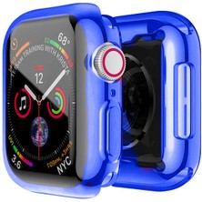 Ally Apple Watch Uyumlu 7 41MM 360 Koruma Ultra Slim Silikon Kılıf