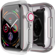 Ally Apple Watch Uyumlu 7 41MM 360 Koruma Ultra Slim Silikon Kılıf