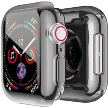 Ally Apple Watch Uyumlu 7 41MM 360 Koruma Ultra Slim Silikon Kılıf