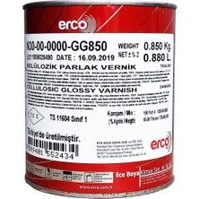 Erco Selülozik Parlak Vernik - 3 kg