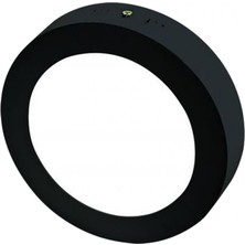 Kendal KDL423B Smd Led’li Yuvarlak 24W Siyah Kasa Sıva Üstü Panel Armatür Günışığı