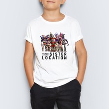 Morinna  Five Nights At Freddy's Baskılı Unisex Çocuk Tişört T-Shirt Mr-10
