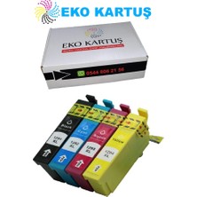 Eko Kartuş Epson Stylus Office BX-320FW (T1291-T1292-T1293-T1294) Set Muadil Kartuş