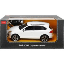 Sunman Rastar 1:14 Porsche Cayenne Turbo Uzaktan Kumandalı Işıklı Araba  04413 Beyaz