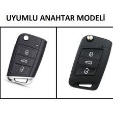 Parça Deponuz Volkswagen Golf 7 Silikon Anahtar Kabı, Anahtar Kılıfı