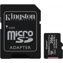 Kingston SDCS2/256GB CL10 100MB/S Microsd (Sd Adaptörlü)