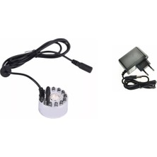 Bmk Electro Ankara Soğuk Buhar Nem Nözülü Sis Yapıcı+ Adaptör Dahil 12 LED Renkli