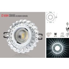 Cata CT-6594 Sümbül Cam Spot(Ampulsuz) Cata