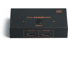 Dark 2x HDMI 4x USB Kvm Switch 4k/30 HZ(DK-AC-KVMHD01)