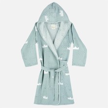 Miespiga Taç Çocuk Müslin Bornoz